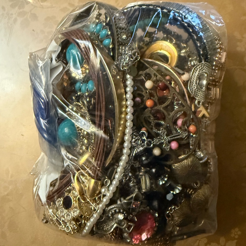 Mixed Jewelry Lot / Mystery Bag – Vintage & Modern – AS IS